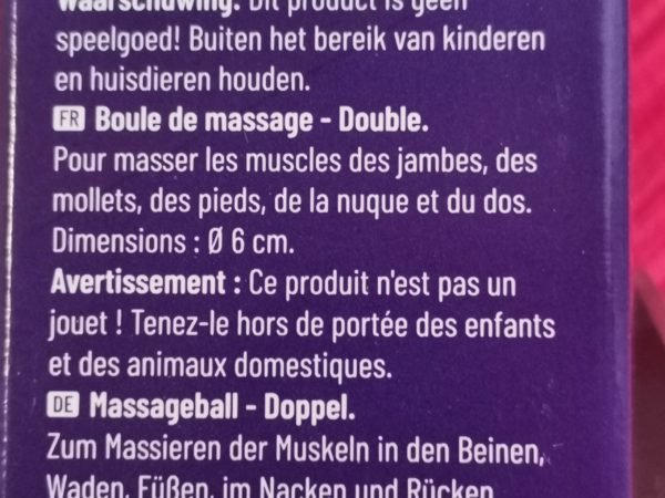 Balle de massage double – Image 2