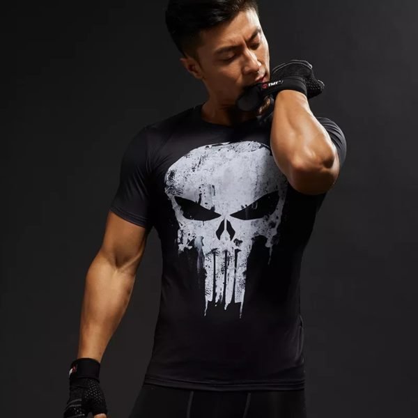 Rashguard Punisher manches courtes (M-L) – Image 4