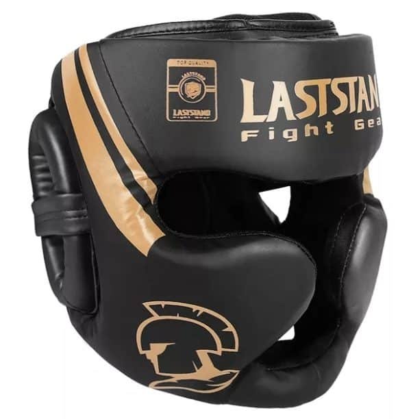 Casque de boxe PU cuir Or (S)