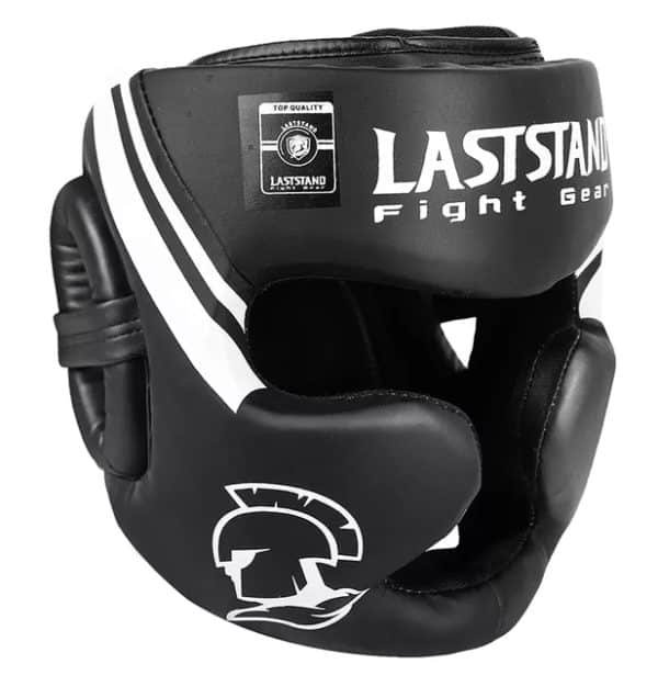 Casque de boxe PU cuir Blanc (S)