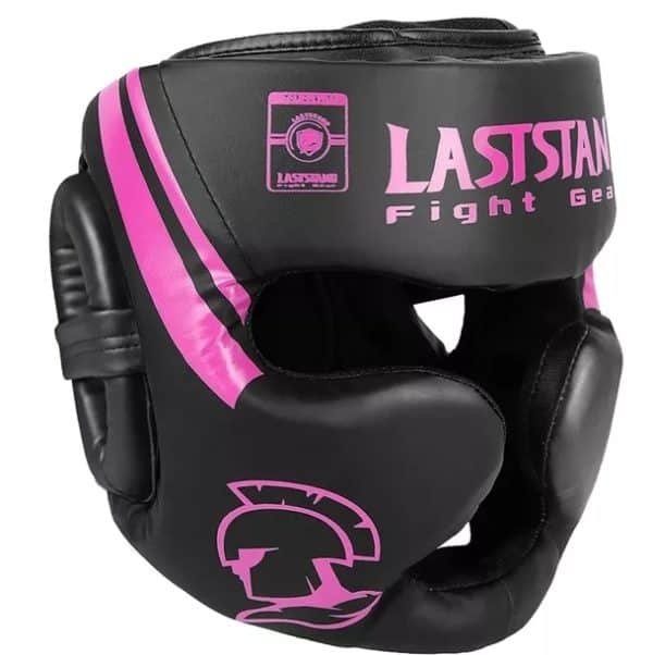 Casque de boxe PU cuir Rose (M)