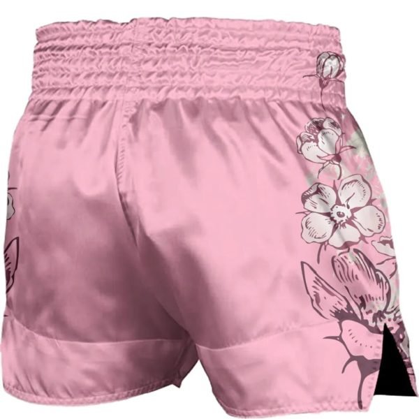 Short de boxe muay-thaï fleur Sakura – Image 2