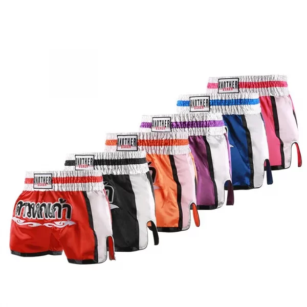 Short de boxe muay-thaï (15 couleurs au choix) – Image 8