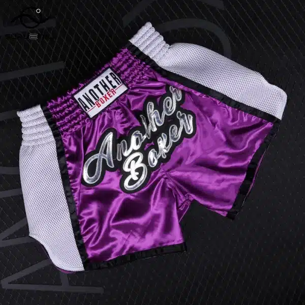 Short de boxe muay-thaï (15 couleurs au choix) – Image 5