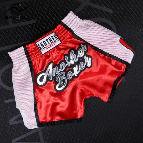 Short de boxe muay-thaï (15 couleurs au choix) – Image 7
